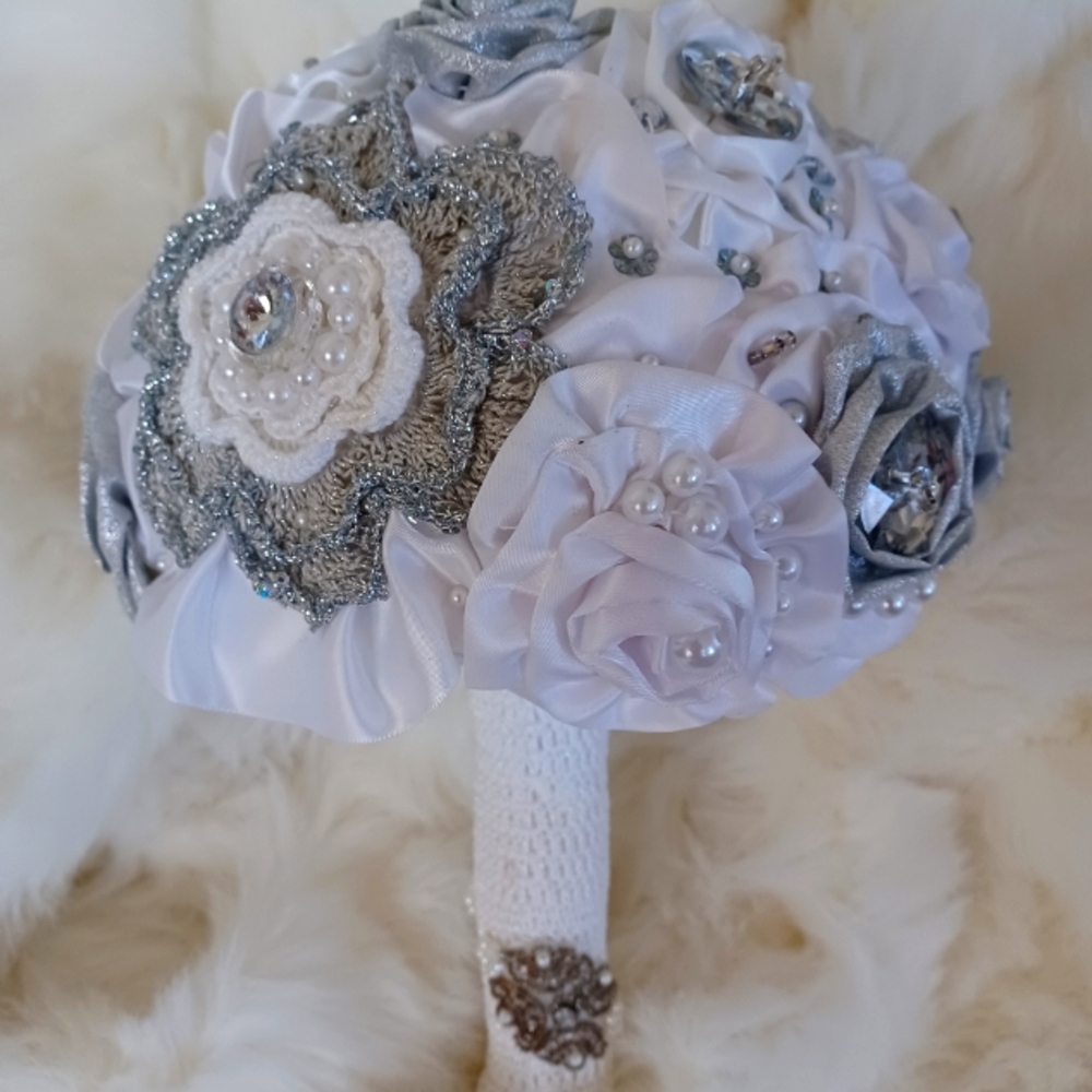 Hand crafted wedding  bouquet